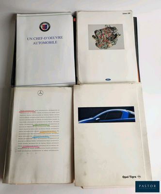 three books are stacked on top of each other on a table