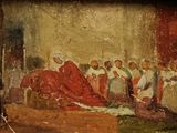 an image of a painting of a group of people in a room