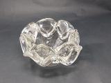 an image of a clear glass bowl sitting on top of a table