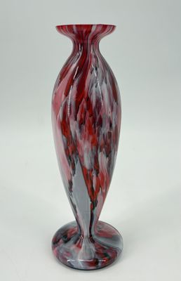 Charles SCHNEIDER (1881-1953). Vase art déco en verre marmor…