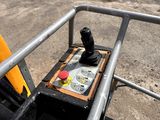 a close up of a control panel on the back of a construction vehicle