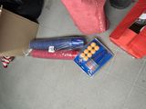 many items that are on the floor next to each other