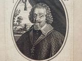an old engraving of a man with a mustache in a black and white photo
