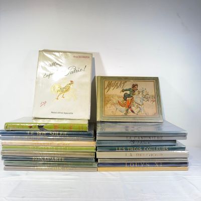 plusieurs livres pour enfants empilés sur une table