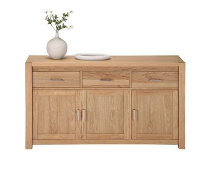 Buffet FRANCFOR- 3 portes et 3 tiroirs en chêne clair - Dime…