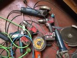 a lot of tools that are sitting on the floor