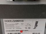 brand new in box dolce gabbana black leather ankle boots size 37