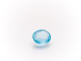 a blue topazte gems on a white background