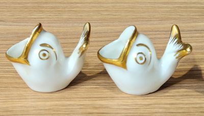 Deux salerons en LIMOGES (Vente Volontaire)