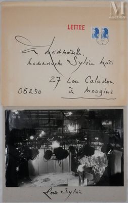 MATHIEU Georges (1921-2012) Lettre manuscrite, 1990