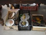 a lot of food that is sitting on the floor