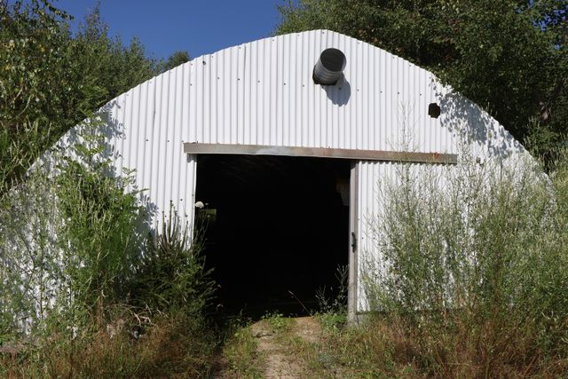 Tunnel structure acier galvanisé non scellée, isolation laine de ...