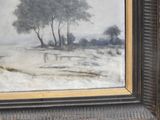 a picture of a painting on the wall of a house