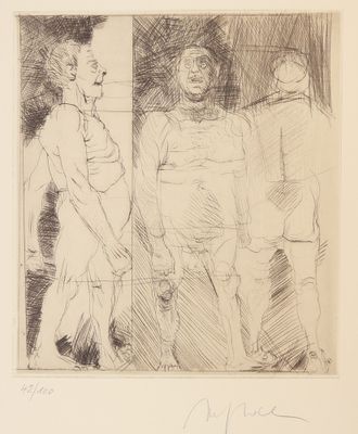 Alfred Hrdlicka* (Vienne 1928 - 2009 Vienne)