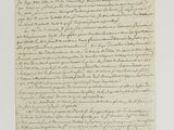 un ancien manuscrit comportant des inscriptions sur fond blanc
