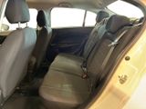 the back seats of a car with a seat belt in a car