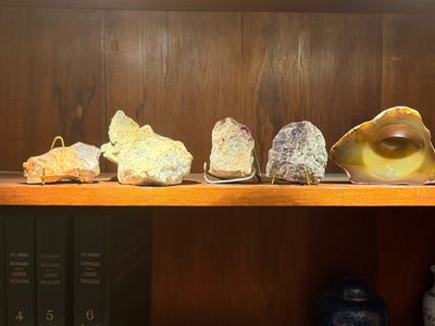 Collection de minéraux