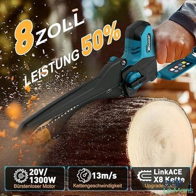 une personne qui utilise une tronçonneuse pour couper une bûche