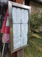 Porte-menu mural. Dim : 99,5X52,5 cm