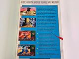 the back cover of a video game with a picture of a man riding a horse