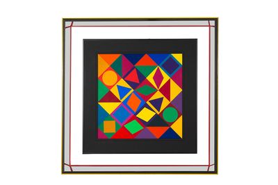 Victor Vasarely (1906 - 1997) Folklore planétaire, 1985