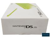 a white box with a green logo on the side of it