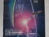 une affiche du film « Star Trek : Générations »