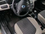 a car with a steering wheel and a dash board in it