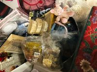 Ensemble d'objets divers comprenant : un lampe en laiton à t… (photo 3)