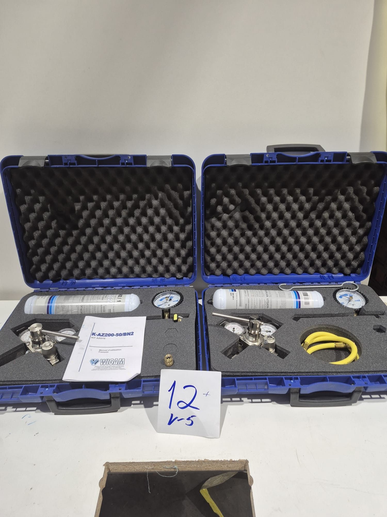 Lot de 2 kits professionnels de mise sous pression à l'azote…