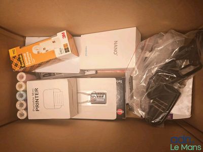 a box with some electronics in it on a table