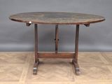 an image of a round table with a marble top
