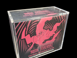 a clear box with a picture of a woman on it