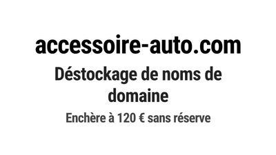 Nom de domaine accessoire-auto.