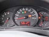 a close up of a car dashboard with a speedometer