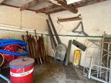 a garage with a lot of tools in it