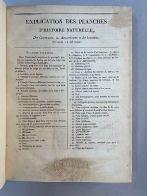 an open book on a table with a blue background