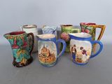 five different types of coffee mugs sitting on a table