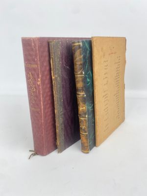 [LANGUE ARABE] - Ensemble de 4 volumes In-8° en langue arabe…