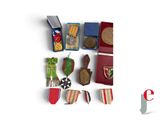 several medals and medals are arranged on a white surface