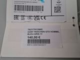 a ticket with a barcode on it sitting on a table