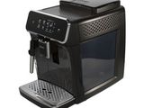 a close up of a coffee machine on a white background