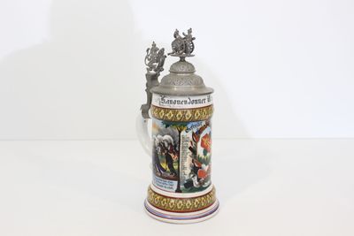 ALLEMAGNE Chope de réserviste attribuée au 1er bataillon du …