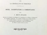 an old book with a black and white title on it