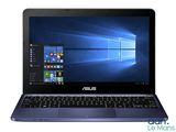 the asus laptop is open and ready to use