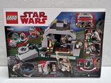 the lego star wars set is in the box on the table