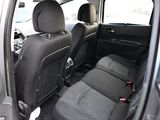 the back seats of a car are black in color
