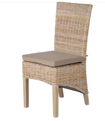 Lot de 2 chaises SUCCESS MAISON ET STYLES en rotin kubu , pi…
