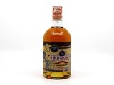 the bottle is full of a small amount of liquor