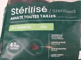 a bag of sterilised dog food sitting on a table